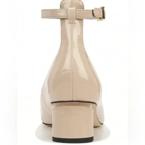 Sarto Vitale Patent Pointed Tie Ankle Strap - Picture 3 of 7